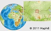 Physical Location Map of Mani