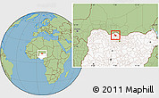 Savanna Style Location Map of Mani, highlighted country