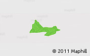 Political Panoramic Map of Mani, cropped outside