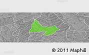 Political Panoramic Map of Mani, desaturated