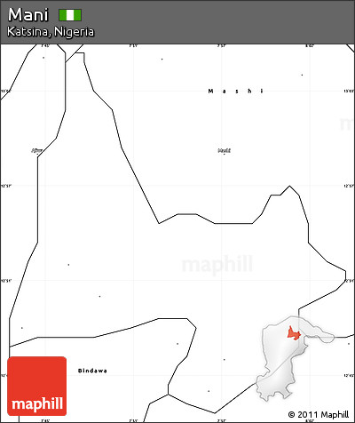 Blank Simple Map of Mani