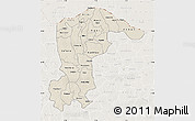 Shaded Relief Map of Katsina, lighten