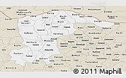 Classic Style Panoramic Map of Katsina