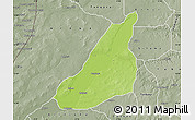 Physical Map of Argungu, semi-desaturated