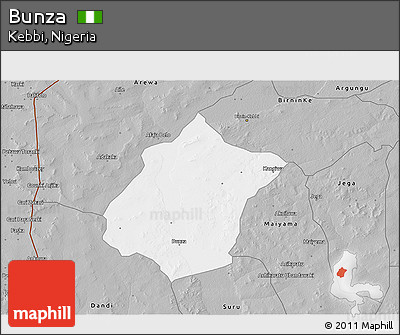 Gray 3D Map of Bunza