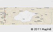 Classic Style Panoramic Map of Bunza