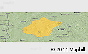 Savanna Style Panoramic Map of Bunza