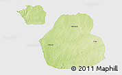 Physical 3D Map of Sakaba, single color outside