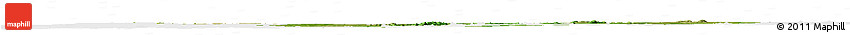 Satellite Horizon Map of Sakaba, single color outside