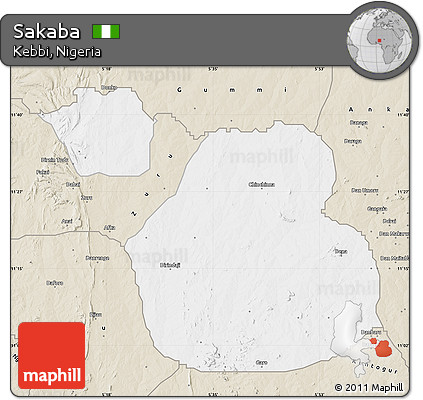 Classic Style Map of Sakaba