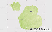 Physical Map of Sakaba, cropped outside