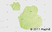 Physical Map of Sakaba, single color outside