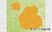 Political Map of Sakaba, physical outside