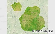 Satellite Map of Sakaba, lighten