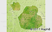 Satellite Map of Sakaba, physical outside