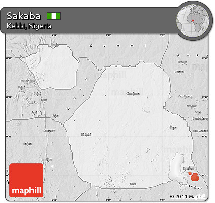 Silver Style Map of Sakaba