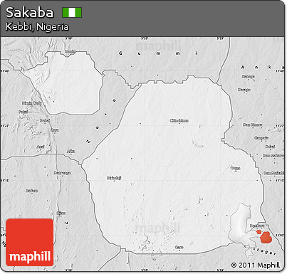 Silver Style Map of Sakaba