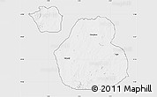 Silver Style Map of Sakaba, single color outside