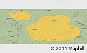 Savanna Style Panoramic Map of Sakaba