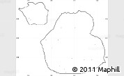 Blank Simple Map of Sakaba, cropped outside, no labels