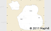 Classic Style Simple Map of Sakaba, single color outside