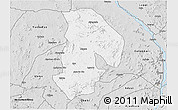 Silver Style 3D Map of Kabba/Bu