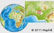 Physical Location Map of Kabba/Bu, highlighted parent region