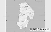Gray Map of Kabba/Bu, single color outside