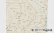 Shaded Relief Map of Kabba/Bu