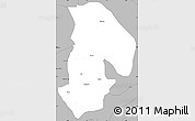 Gray Simple Map of Kabba/Bu