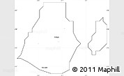 Blank Simple Map of Ikeja, cropped outside