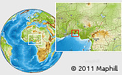 Physical Location Map of Ikorodu, within the entire country
