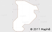 Classic Style Simple Map of Shomolu, cropped outside