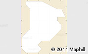 Classic Style Simple Map of Shomolu, single color outside