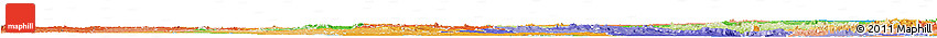 Physical Horizon Map of Niger, political shades outside