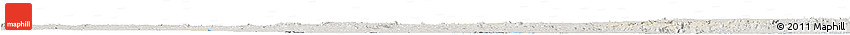 Shaded Relief Horizon Map of Niger, semi-desaturated