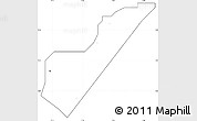 Blank Simple Map of Suleja, cropped outside, no labels