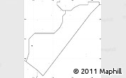 Blank Simple Map of Suleja, no labels