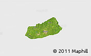 Satellite 3D Map of IjebuNorth, single color outside
