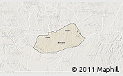 Shaded Relief 3D Map of IjebuNorth, lighten