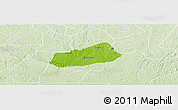 Physical Panoramic Map of IjebuNorth, lighten