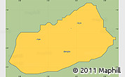 Savanna Style Simple Map of IjebuNorth, cropped outside