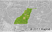 Satellite 3D Map of Shagamu, lighten, desaturated