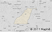 Shaded Relief 3D Map of Shagamu, desaturated