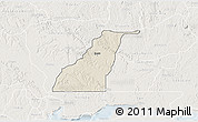 Shaded Relief 3D Map of Shagamu, lighten