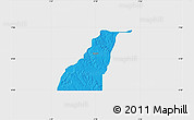 Political Map of Shagamu, single color outside