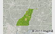 Satellite Map of Shagamu, lighten, semi-desaturated