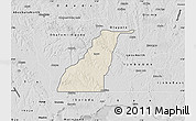 Shaded Relief Map of Shagamu, desaturated