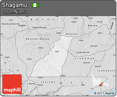 Silver Style Map of Shagamu
