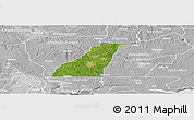 Satellite Panoramic Map of Shagamu, lighten, desaturated